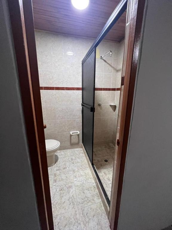 Koupelna v ubytování Hotel damayu