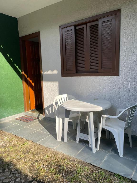 Uma varanda ou outra área externa em Pousada Recanto das Tartarugas
