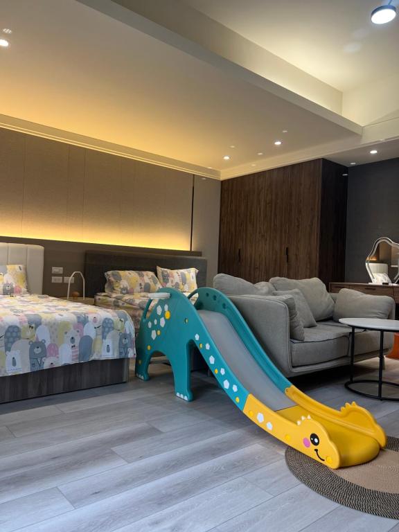 Posezení v ubytování Panda Homestay