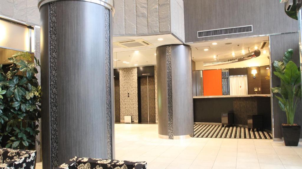 Kuchyň nebo kuchyňský kout v ubytování APA Hotel Fukuoka Yukuhashi Ekimae