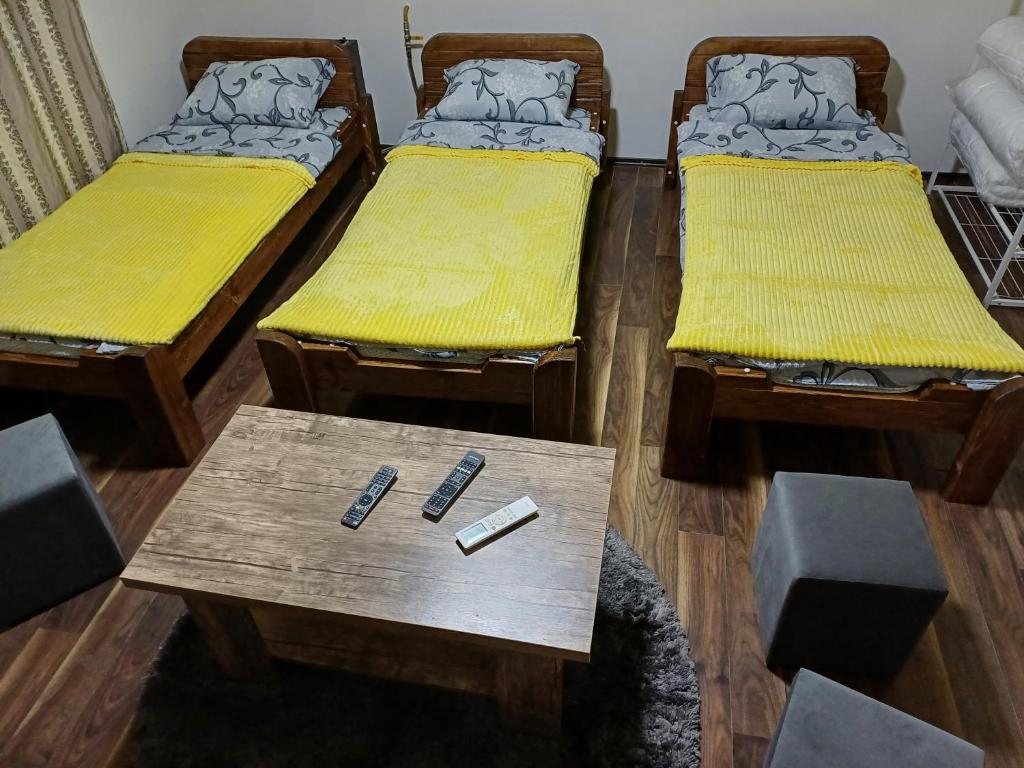 Postel nebo postele na pokoji v ubytování Himber Rooms