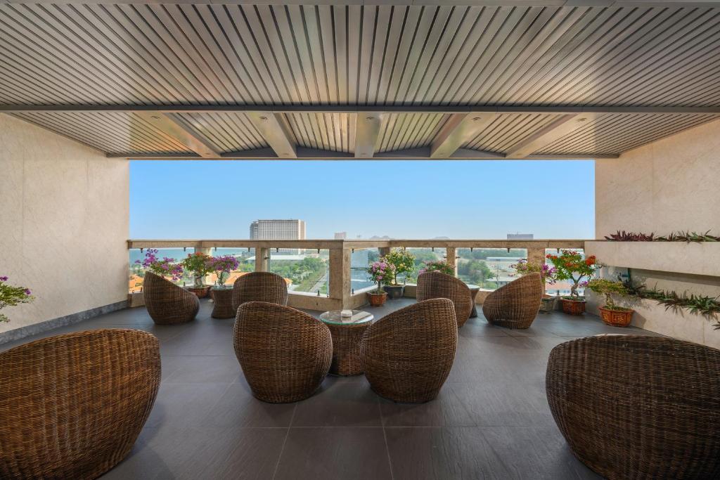 Posezení v ubytování V-Hotel Da Nang Beach