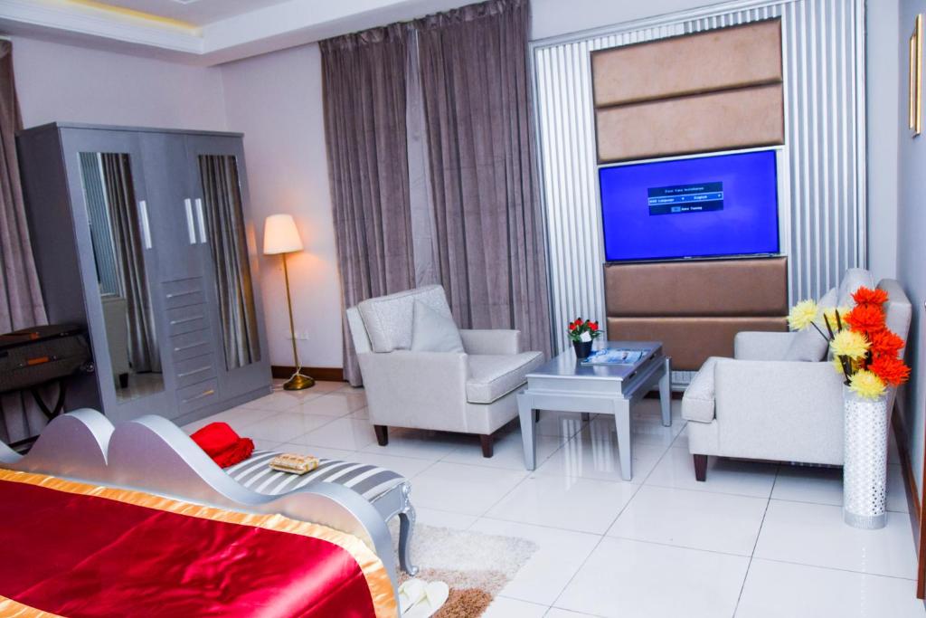 Posezení v ubytování LIMEWOOD HOTEL