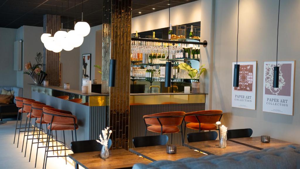 Lounge nebo bar v ubytování Hotel Nørreport