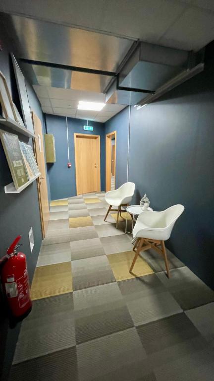 Posezení v ubytování Hafnarstræti Hostel