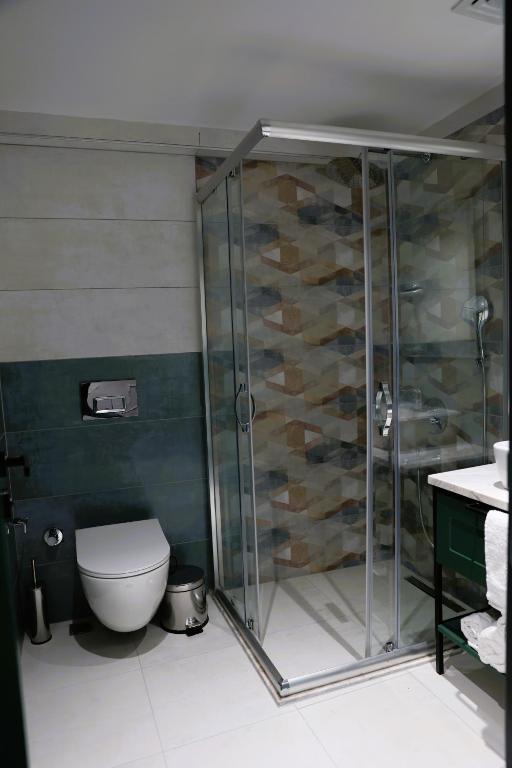 Koupelna v ubytování Aybek Ratio Hotel