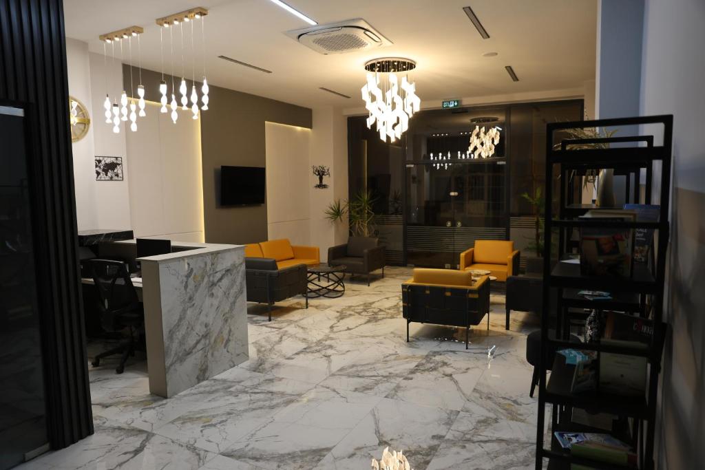 Posezení v ubytování Aybek Ratio Hotel