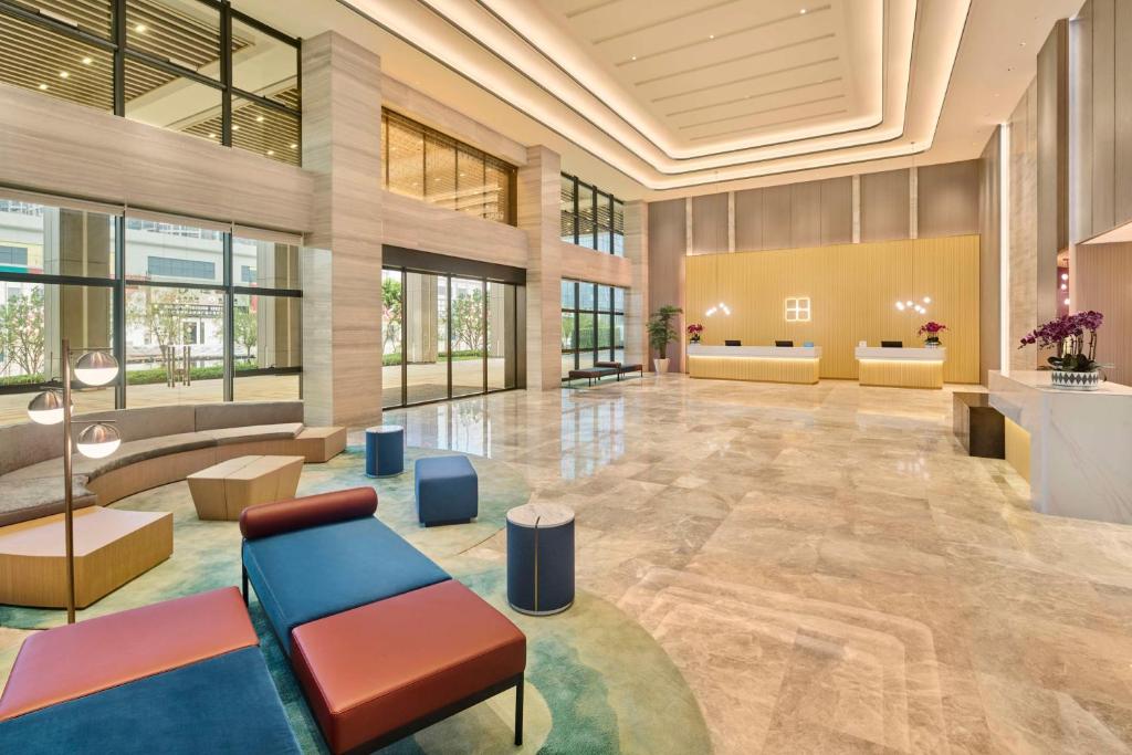Posezení v ubytování Hilton Garden Inn Zhuhai Jinan University
