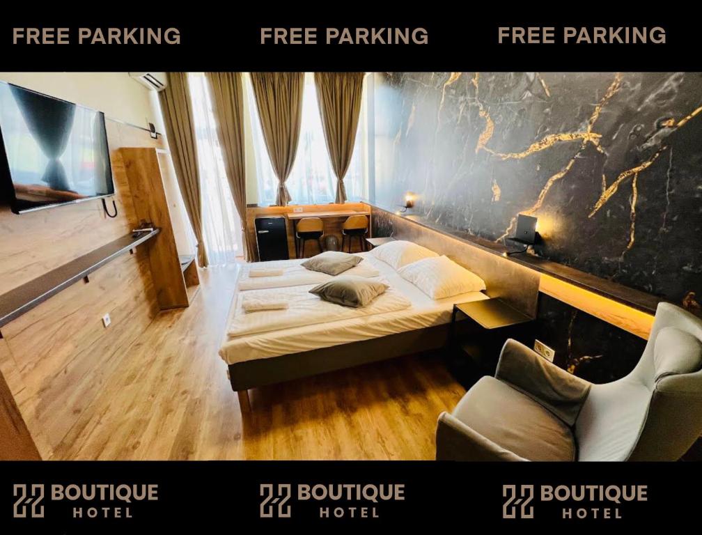Posteľ alebo postele v izbe v ubytovaní Boutique Hotel & Event Center