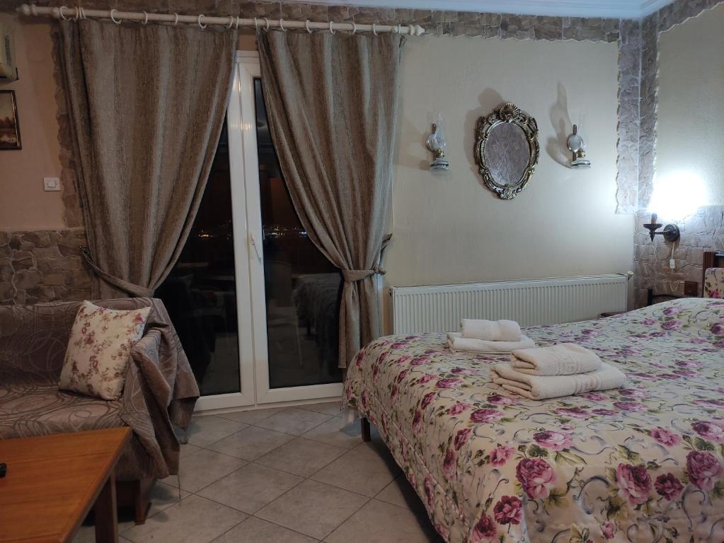 Paraliako katerina Studios & Rooms - Biker Friendly Hotel - Suite De Famille Avec Balcon