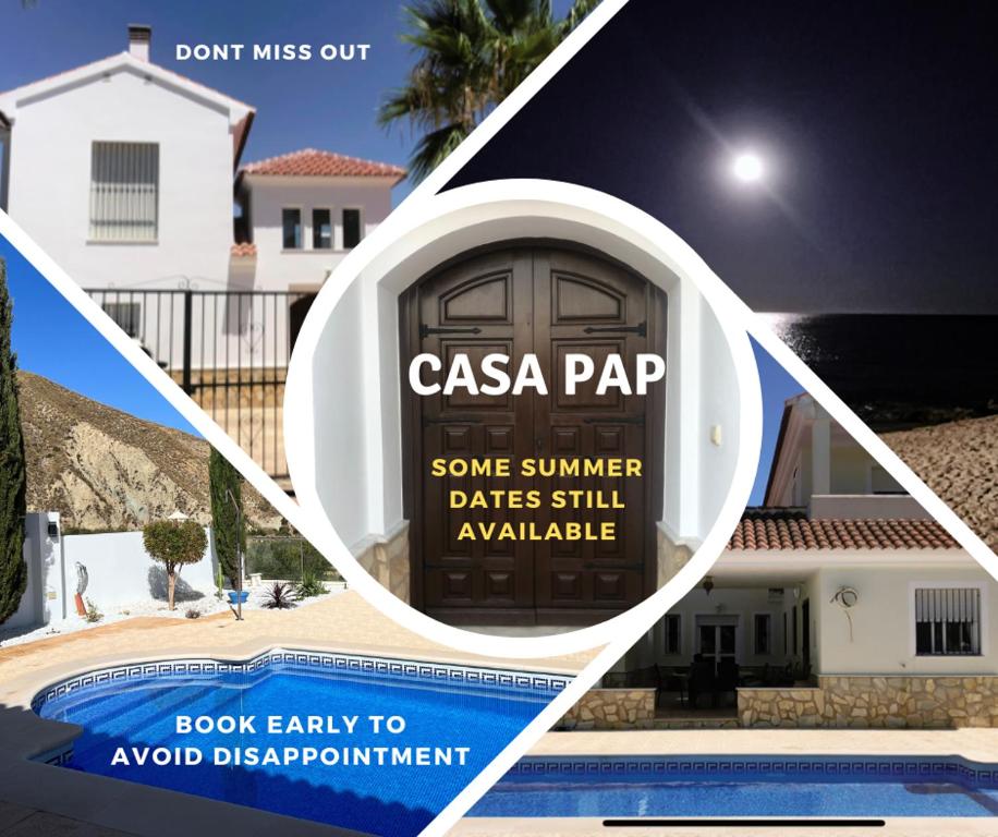 Arboleas的住宿－Casa Pap，房屋照片拼贴