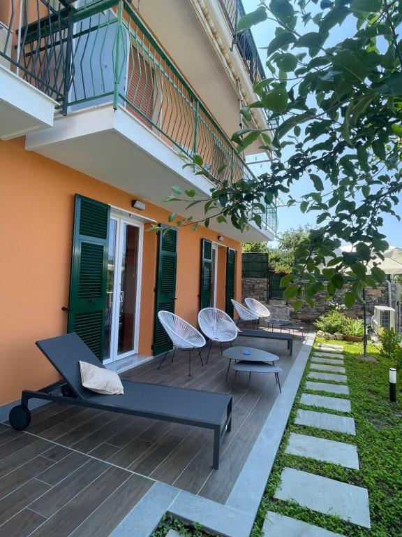 Balkón nebo terasa v ubytování B&B Perla sul mare