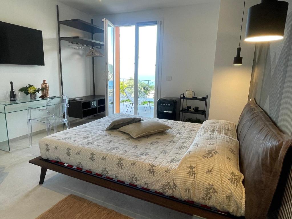 Postel nebo postele na pokoji v ubytování B&B Perla sul mare