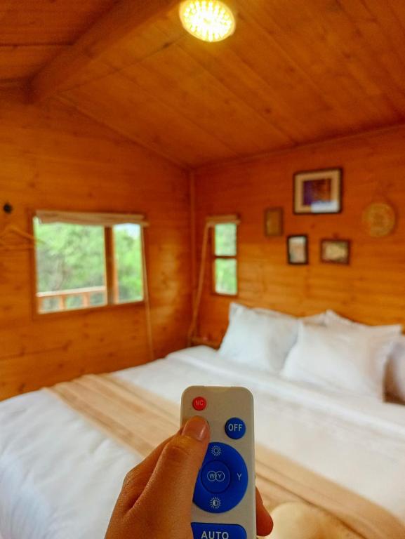 Postel nebo postele na pokoji v ubytování Glamping Entre Nopales, Villa de Leyva