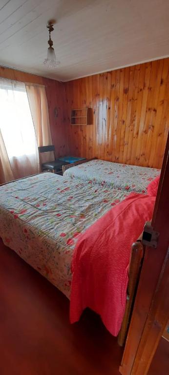 Postel nebo postele na pokoji v ubytování ALOJAMIENTO LAS LILAS