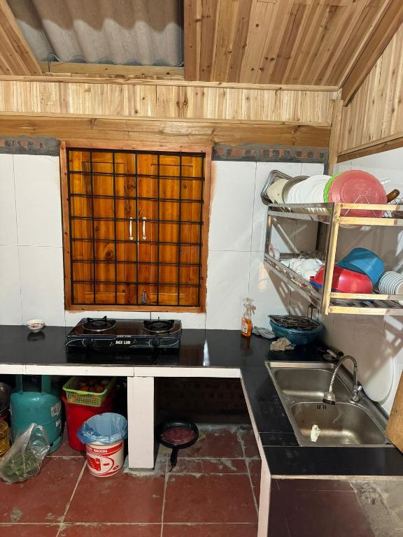 Kuchyň nebo kuchyňský kout v ubytování Chacha's House