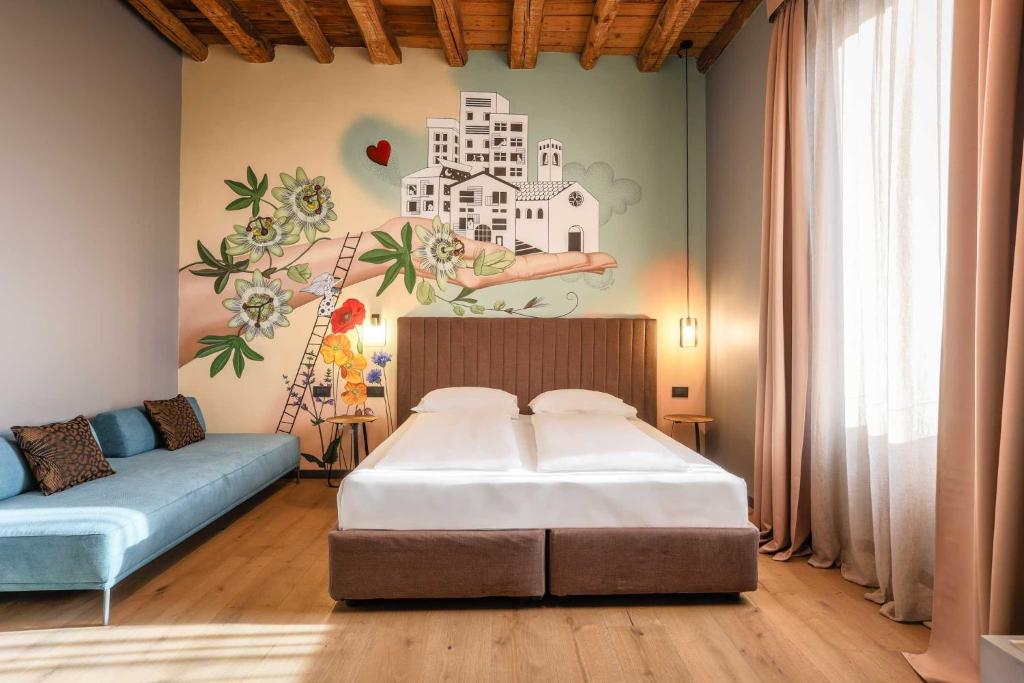 Letto o letti in una camera di AR Suites&Art