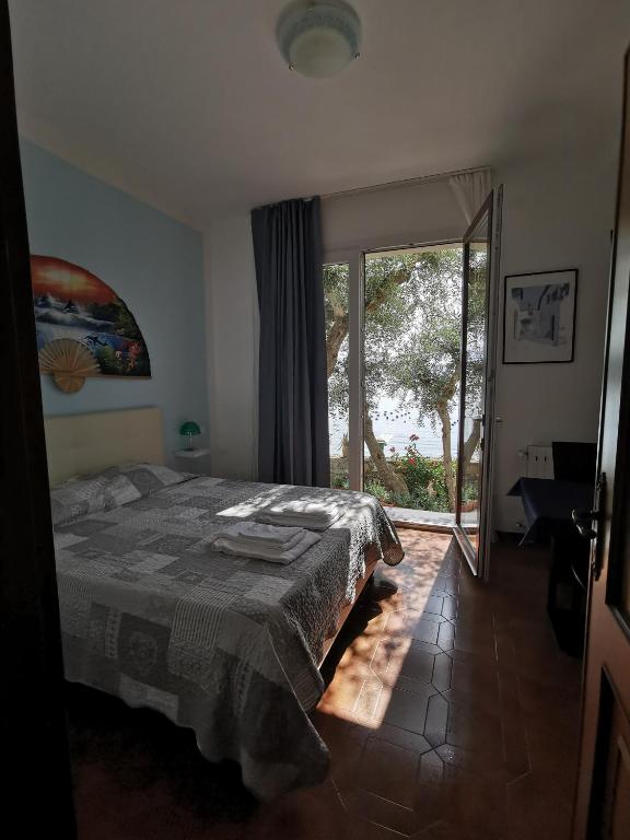 Postel nebo postele na pokoji v ubytování B&B La Palafitta