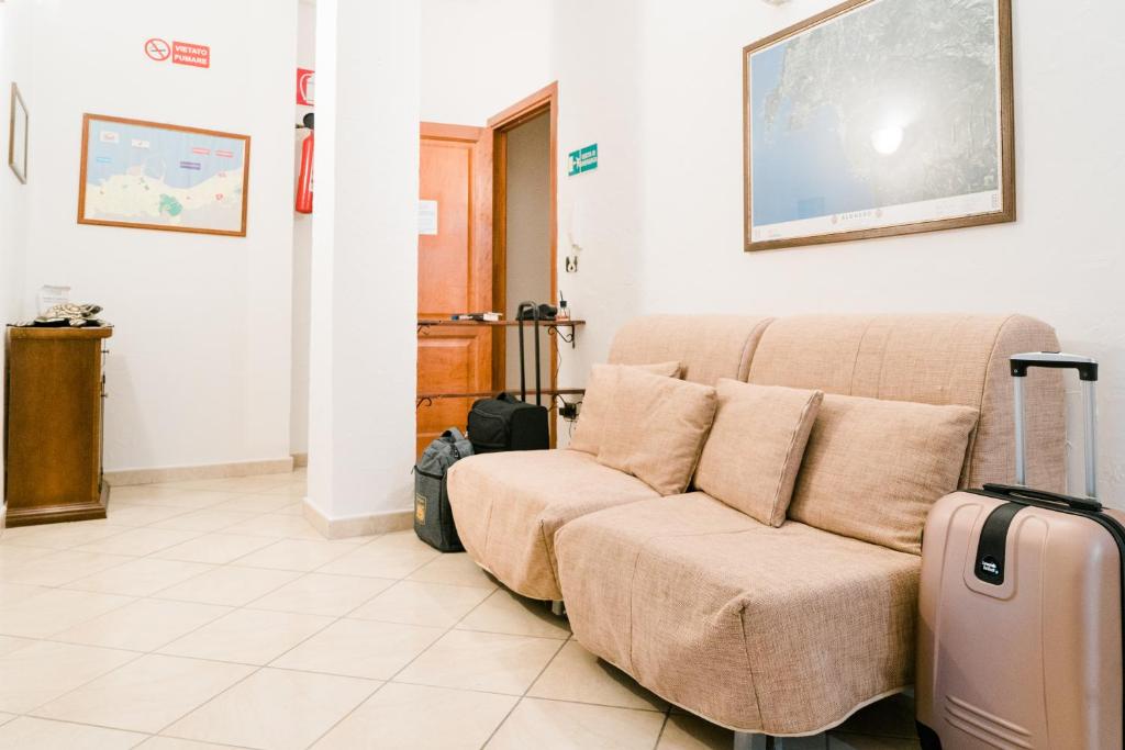 A seating area at La Marmora