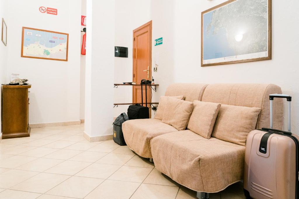 A seating area at La Marmora