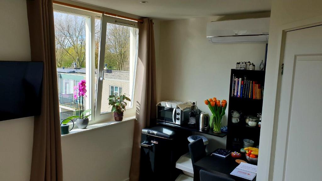 TV a/nebo společenská místnost v ubytování Amor Guesthouse