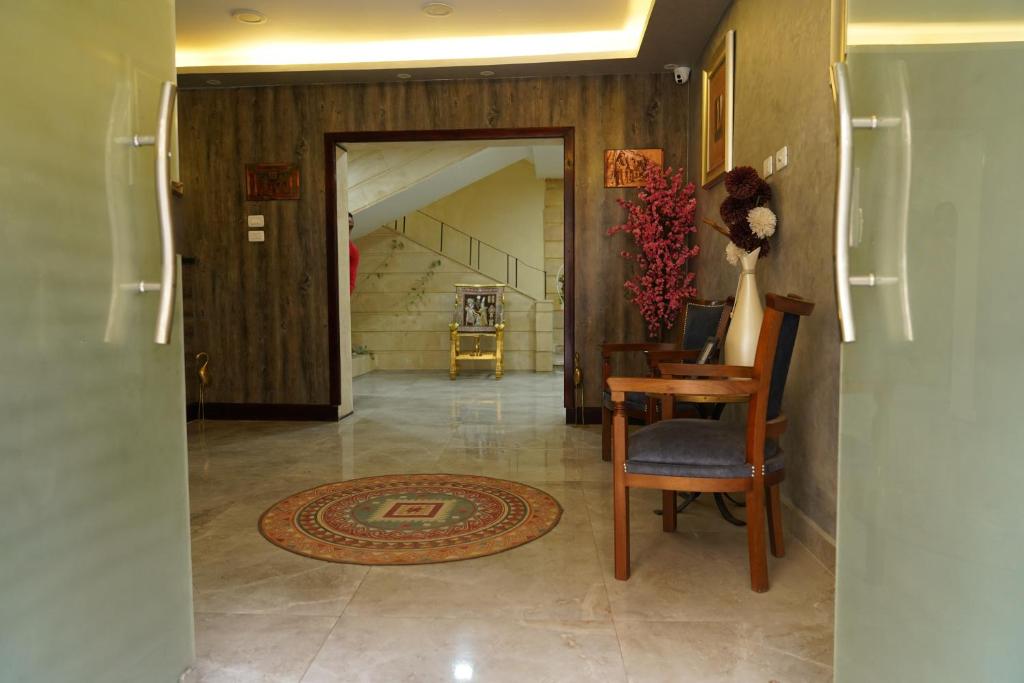 Posezení v ubytování Pyramids Hotel