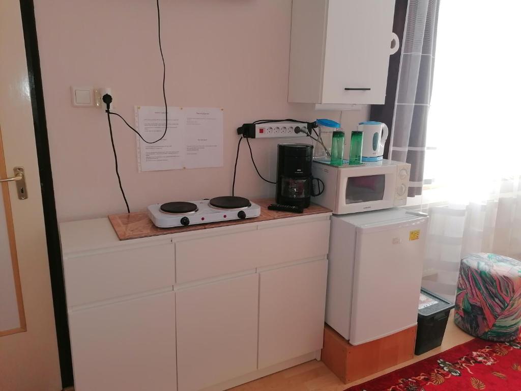Kuchnia lub aneks kuchenny w obiekcie Kertész Vendégház