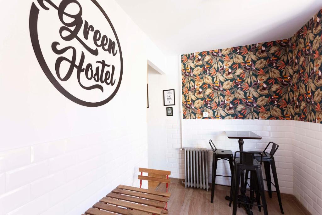 Posezení v ubytování Green Hostel Oviedo
