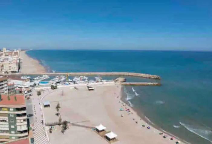 Estupendo apartamento entero playa Perelló a vista de pájaro