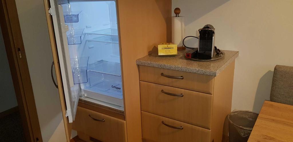 Kuchyň nebo kuchyňský kout v ubytování Ferienwohnung Borse