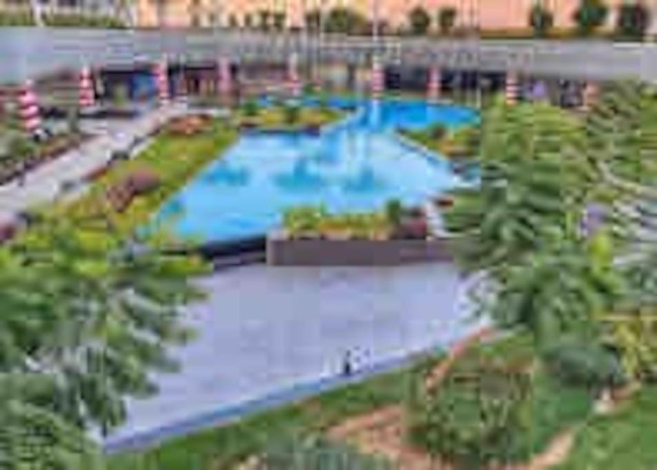 Bazén v ubytování Brand new duplex in Porto Cairo nebo v jeho okolí