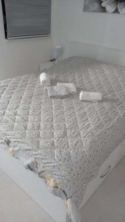 Postel nebo postele na pokoji v ubytování Crnjanski Paun L