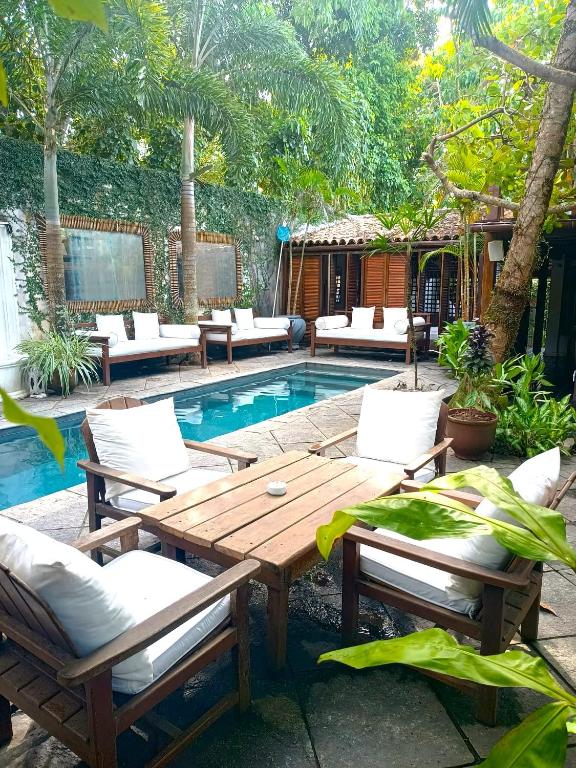 Bazén v ubytování Monkey Casa Hotel nebo v jeho okolí