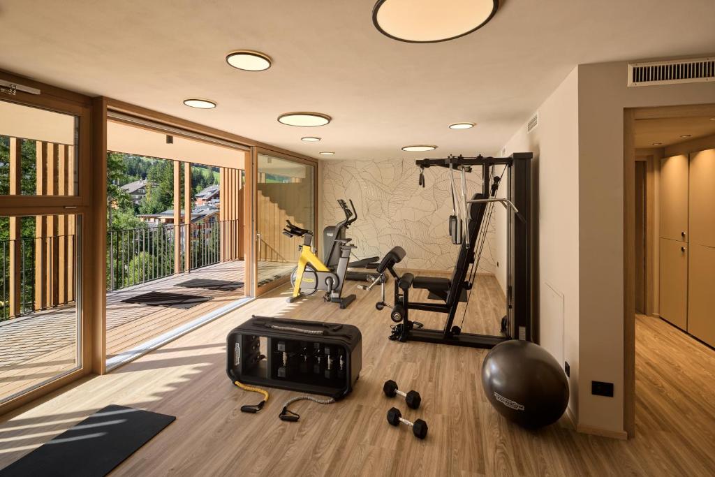 Fitness centrum a/nebo fitness zařízení v ubytování Badia Hill