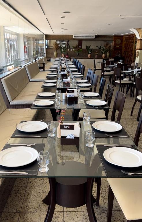 Restaurace v ubytování Gran Lençóis Flat Barreirinhas