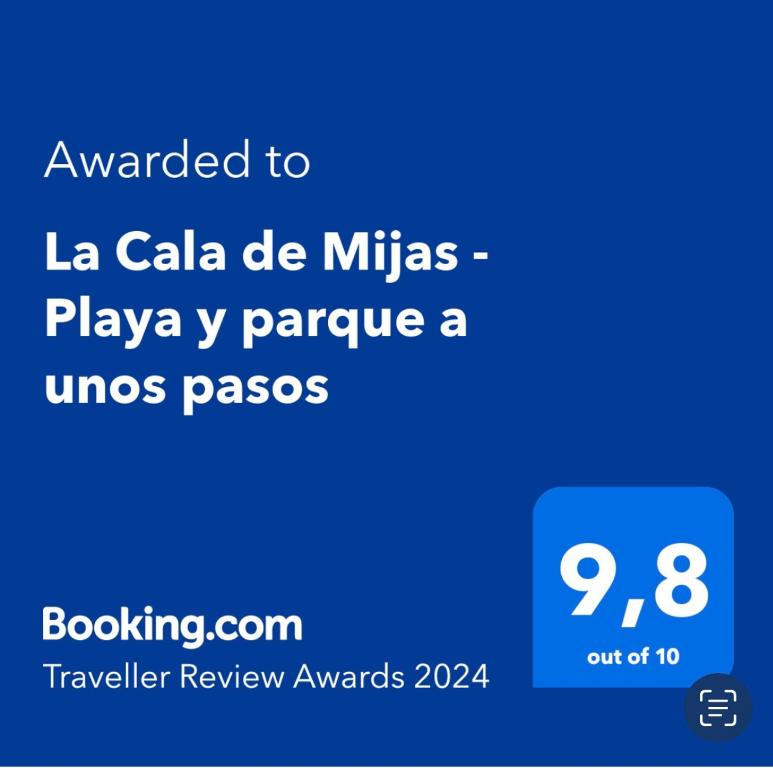 Certifikát, ocenenie alebo iný dokument vystavený v ubytovaní La Cala de Mijas - Playa y parque a unos pasos