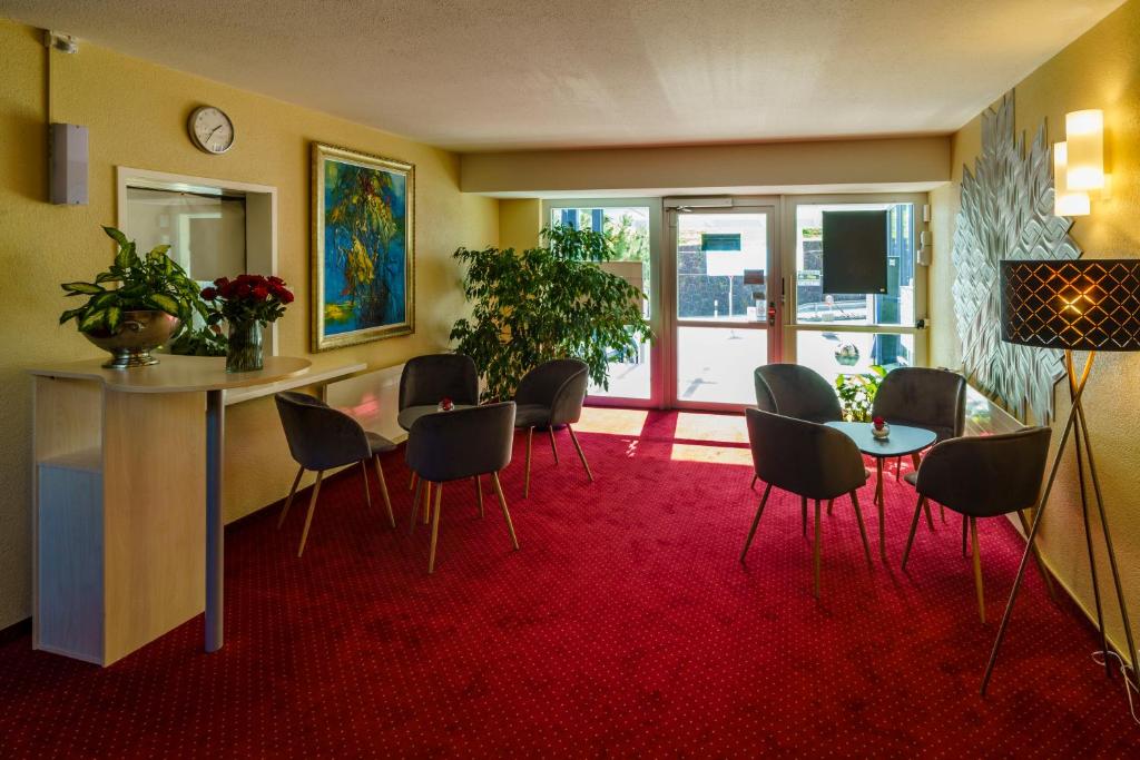 Posezení v ubytování Seeblick SMART Hotel Rössli