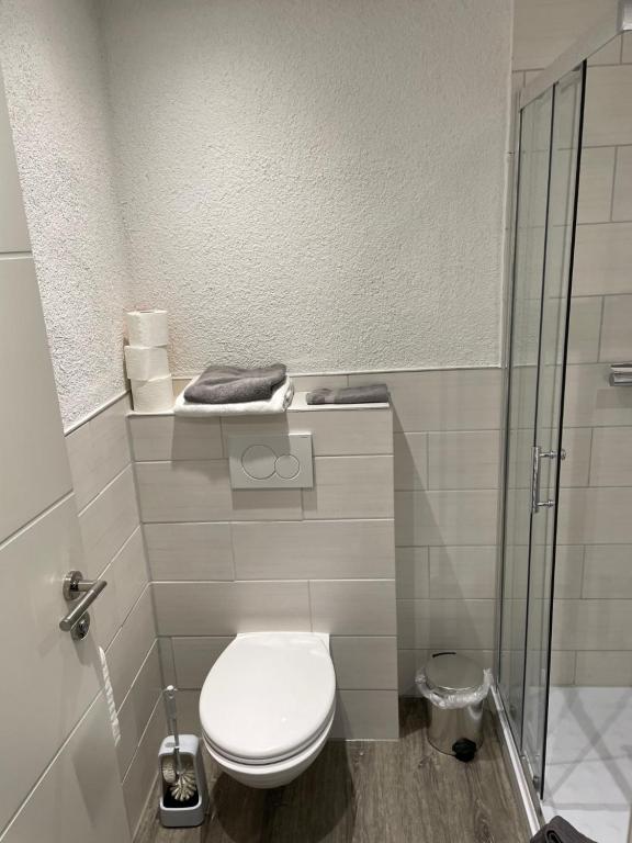 Koupelna v ubytování Ferienhaus Kunz