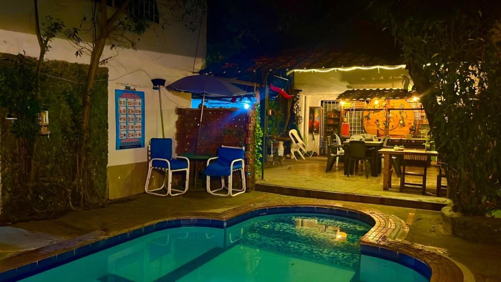 Swimmingpoolen hos eller tæt på Green House's