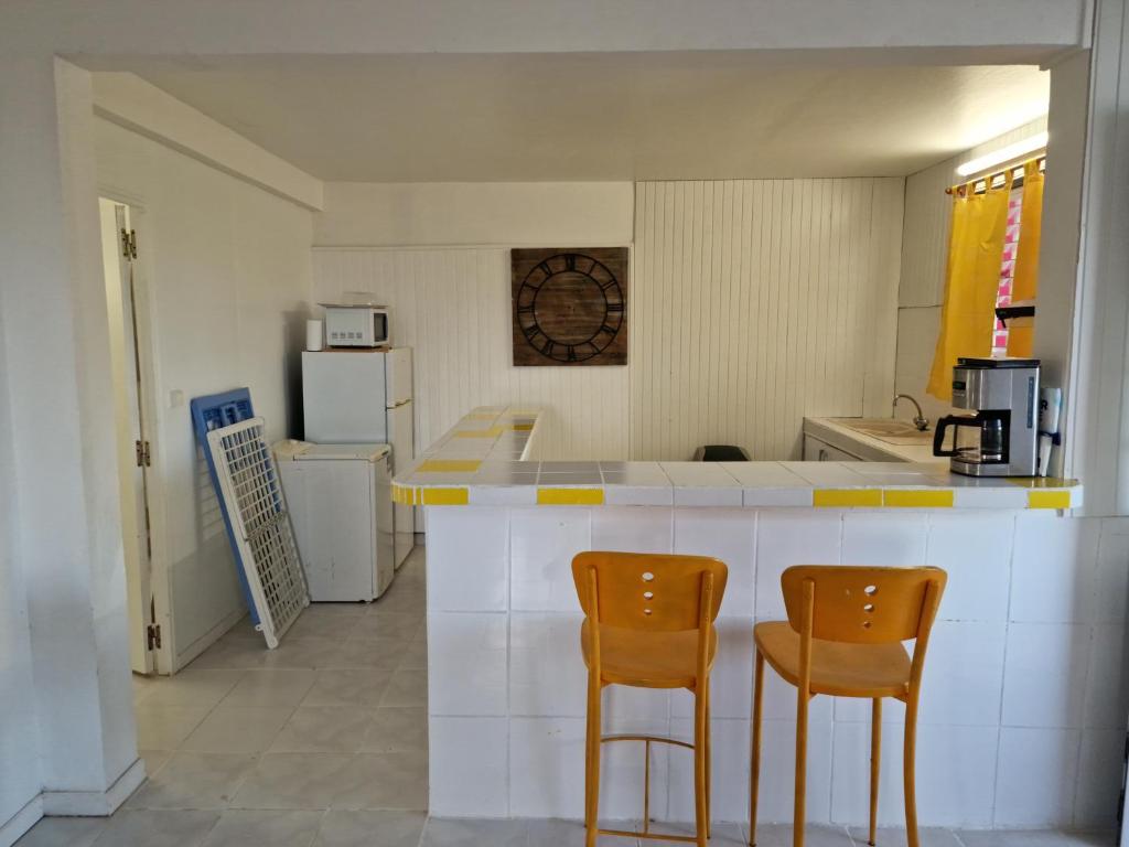 Kuchyň nebo kuchyňský kout v ubytování Habitation Bellevue