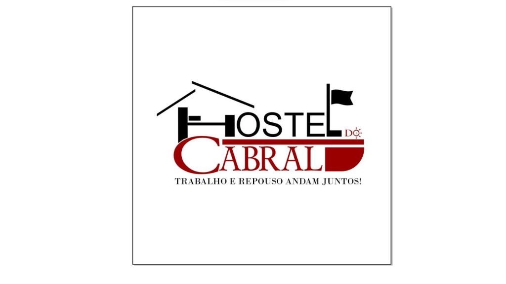 a logo for a hotel car rental company at Hostel do Cabral in Piracicaba