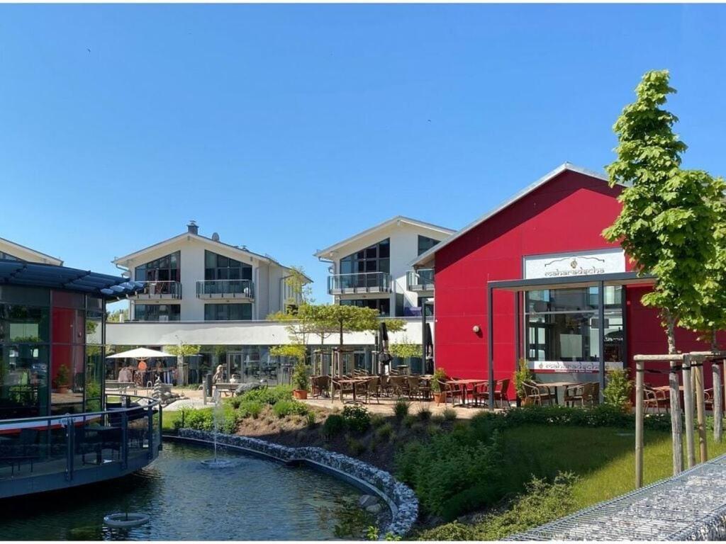 Bygningen som feriehuset ligger i