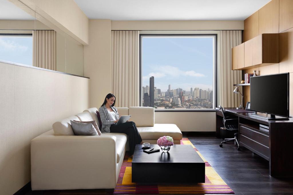 Marriott Executive Apartments - Sukhumvit Park, Bangkok - King Suite Mit Einem Schlafzimmer Mit Skyline View