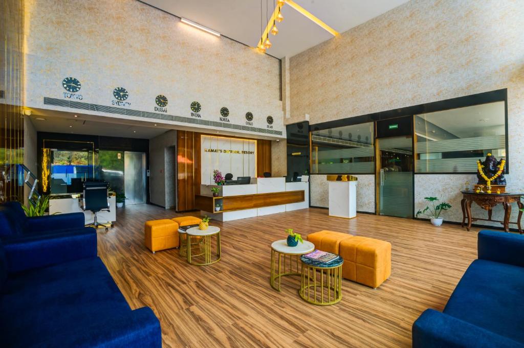 Kuchyň nebo kuchyňský kout v ubytování KAMAT'S DAFFODIL RESORT GOA