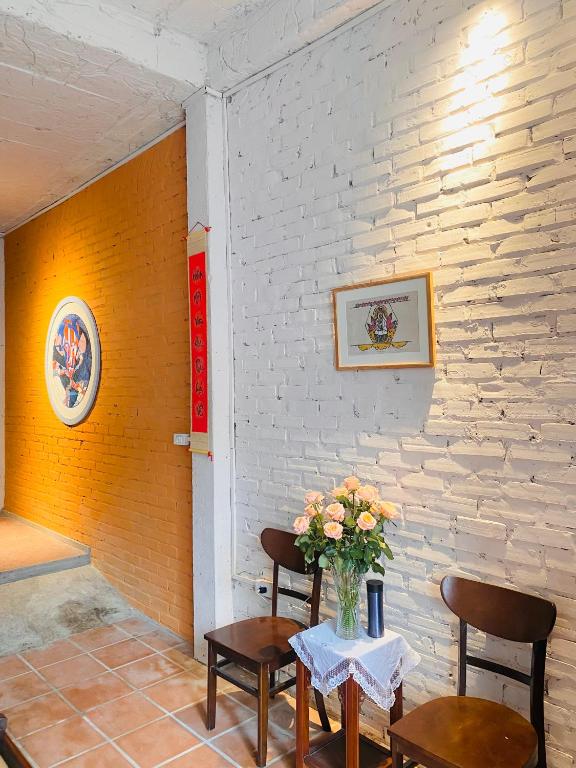 Postel nebo postele na pokoji v ubytování May's house (Nhà của Mây)