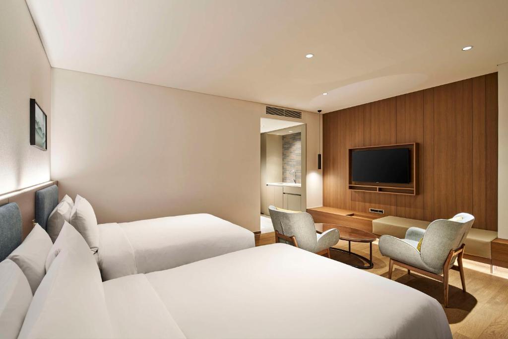 Hilton Garden Inn Seoul Gangnam - Habitación Deluxe Con Dos Camas Dobles