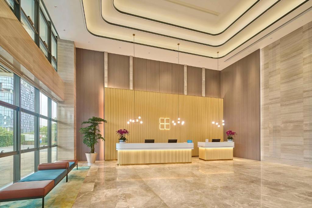 Posezení v ubytování Hilton Garden Inn Zhuhai Jinan University