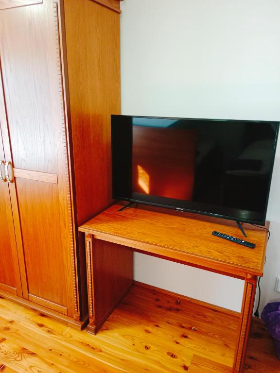 TV a/nebo společenská místnost v ubytování Penzion Václav