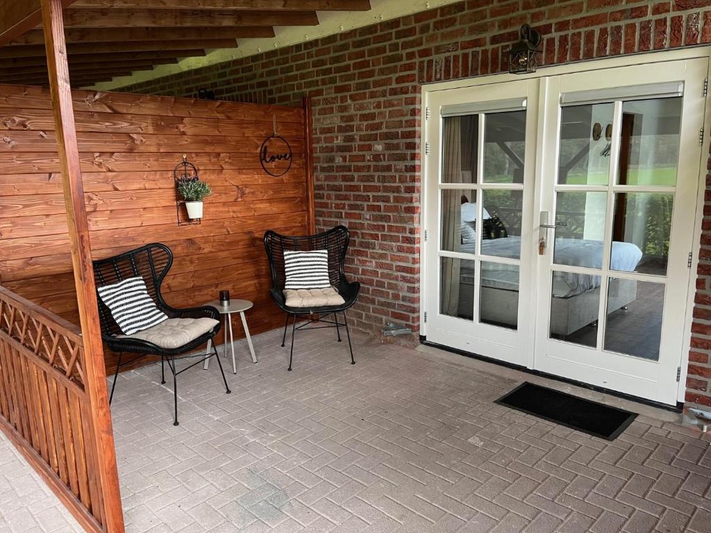 Posezení v ubytování B&B Hoeve Fraai Achterhoek