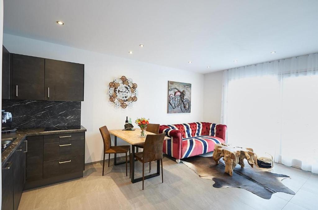Kuchyň nebo kuchyňský kout v ubytování Apartment Lina & Lejs